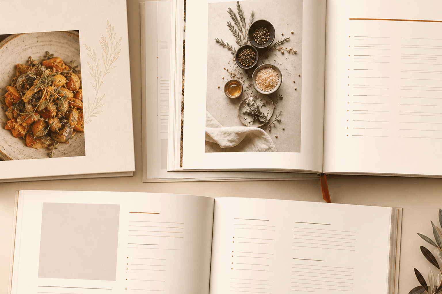 Cookbook layout and design tools